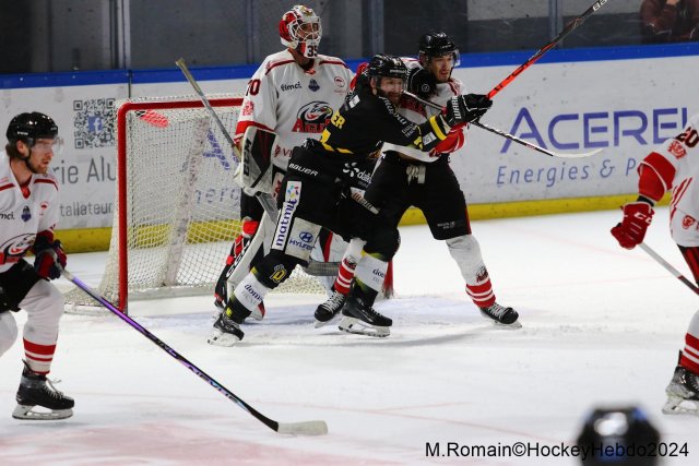 Photo hockey match Rouen - Nice le 03/01/2024