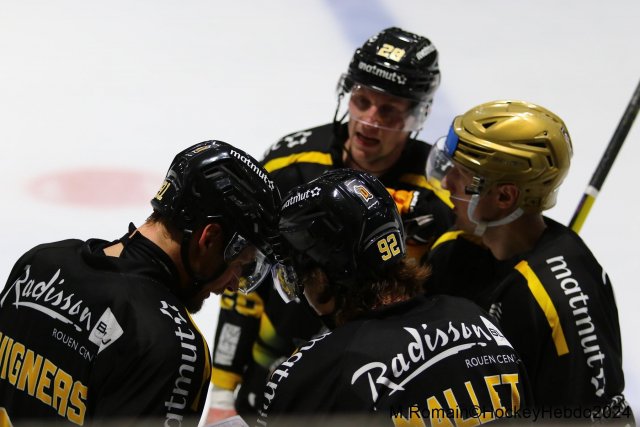 Photo hockey match Rouen - Nice le 03/01/2024