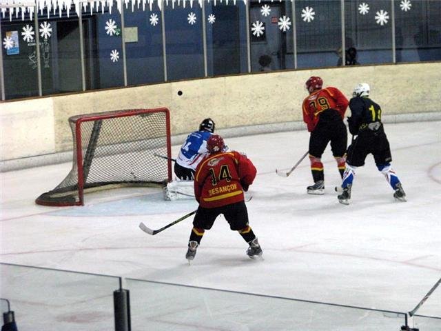Photo hockey match Besançon - Belfort  le 10/10/2009