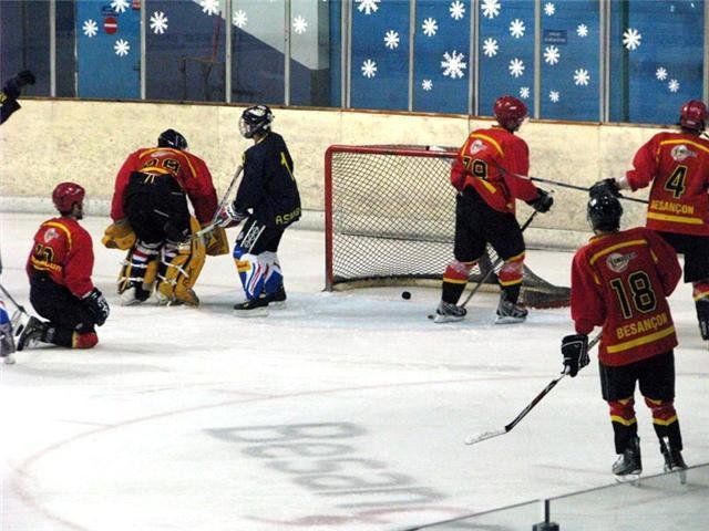 Photo hockey match Besançon - Belfort  le 10/10/2009