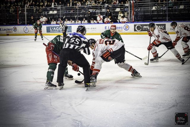 Photo hockey match Cergy-Pontoise - Nice le 05/01/2024