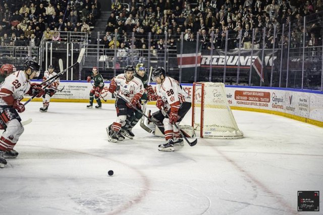 Photo hockey match Cergy-Pontoise - Nice le 05/01/2024