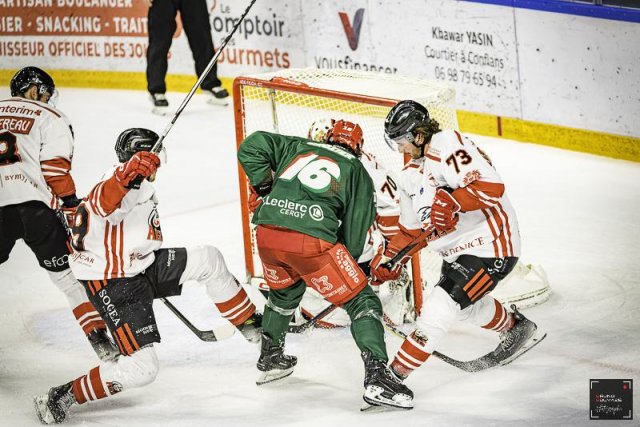 Photo hockey match Cergy-Pontoise - Nice le 05/01/2024