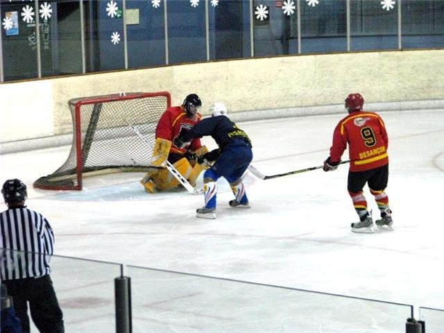 Photo hockey match Besançon - Belfort  le 10/10/2009