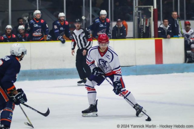 Photo hockey match Clermont-Ferrand - Lyon le 06/01/2024