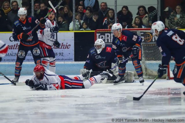 Photo hockey match Clermont-Ferrand - Lyon le 06/01/2024