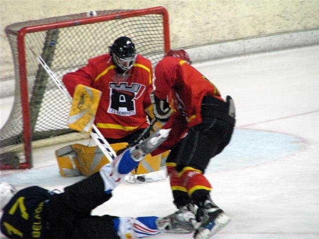Photo hockey match Besançon - Belfort  le 10/10/2009