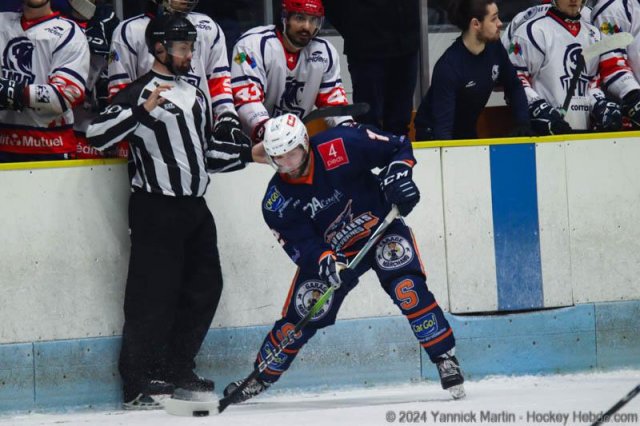 Photo hockey match Clermont-Ferrand - Lyon le 06/01/2024