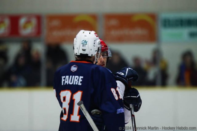Photo hockey match Clermont-Ferrand - Lyon le 06/01/2024