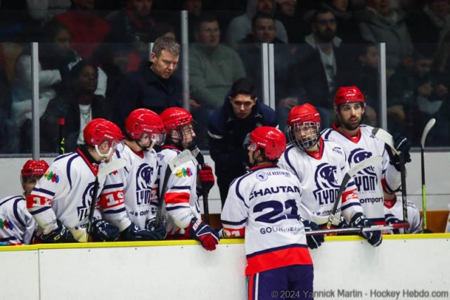 Photo hockey match Clermont-Ferrand - Lyon le 06/01/2024
