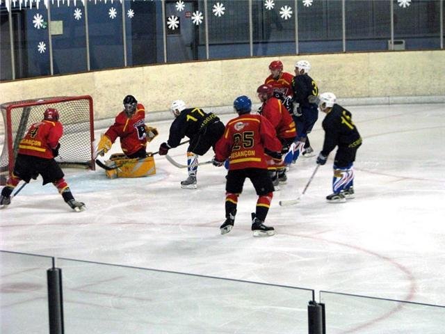 Photo hockey match Besançon - Belfort  le 10/10/2009