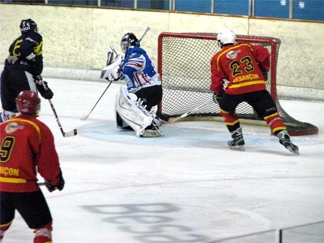 Photo hockey match Besançon - Belfort  le 10/10/2009