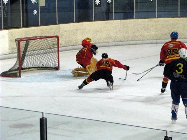 Photo hockey match Besançon - Belfort  le 10/10/2009