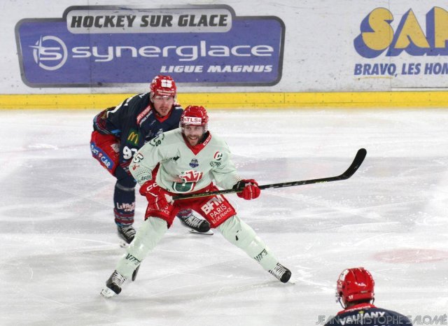 Photo hockey match Grenoble  - Cergy-Pontoise le 09/01/2024