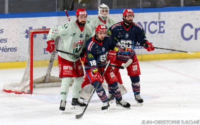 Photo hockey match Grenoble  - Cergy-Pontoise le 09/01/2024