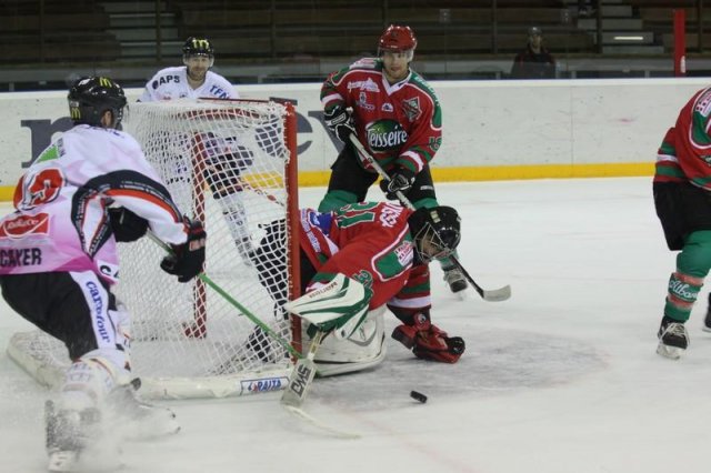 Photo hockey match Mont-Blanc - Amiens  le 10/10/2009
