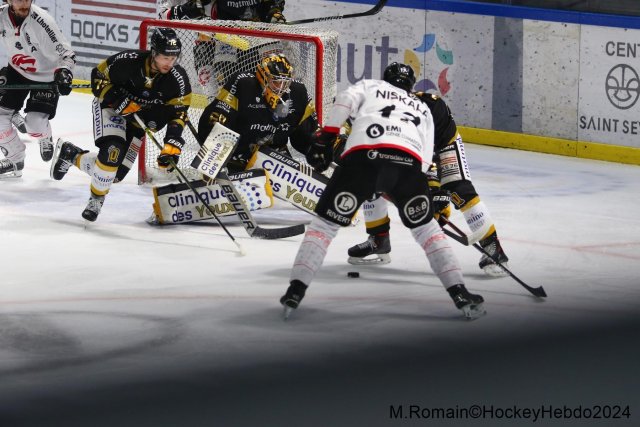 Photo hockey match Rouen - Amiens  le 09/01/2024
