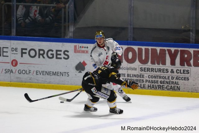 Photo hockey match Rouen - Amiens  le 09/01/2024