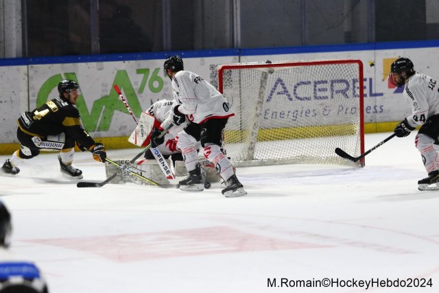 Photo hockey match Rouen - Amiens  le 09/01/2024