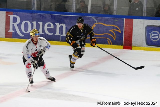 Photo hockey match Rouen - Amiens  le 09/01/2024