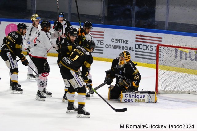 Photo hockey match Rouen - Amiens  le 09/01/2024