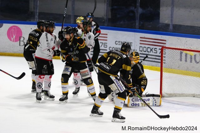 Photo hockey match Rouen - Amiens  le 09/01/2024