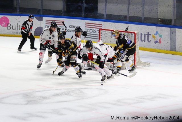 Photo hockey match Rouen - Amiens  le 09/01/2024