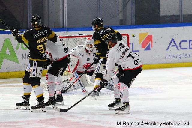 Photo hockey match Rouen - Amiens  le 09/01/2024