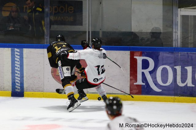 Photo hockey match Rouen - Amiens  le 09/01/2024