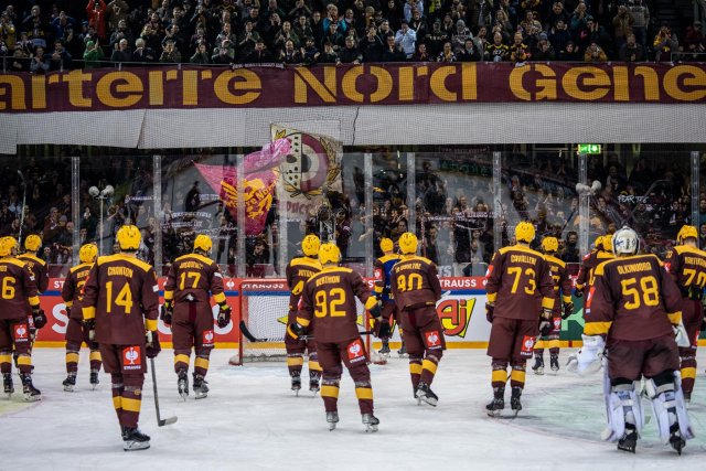 Photo hockey match Genève - Rauma le 09/01/2024
