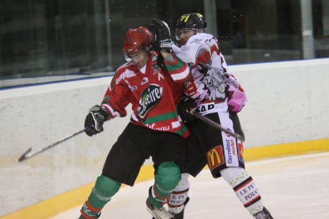 Photo hockey match Mont-Blanc - Amiens  le 10/10/2009