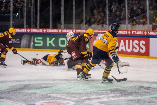 Photo hockey match Genève - Rauma le 09/01/2024
