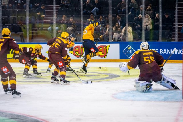 Photo hockey match Genève - Rauma le 09/01/2024