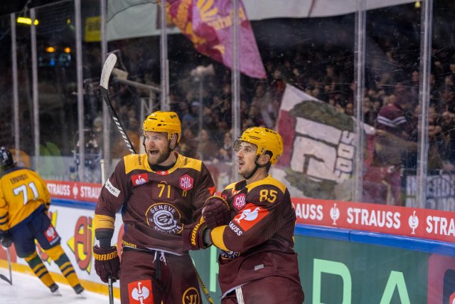 Photo hockey match Genève - Rauma le 09/01/2024