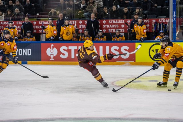 Photo hockey match Genève - Rauma le 09/01/2024