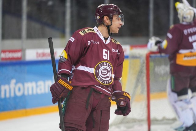 Photo hockey match Genève - Zug le 12/01/2024