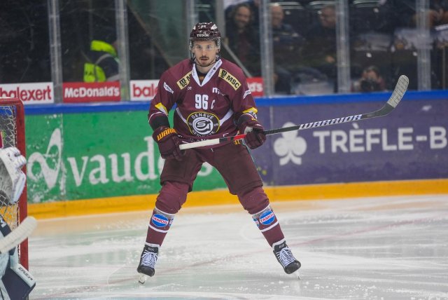 Photo hockey match Genève - Zug le 12/01/2024