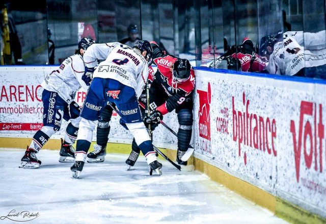 Photo hockey match Bordeaux - Angers  le 12/01/2024