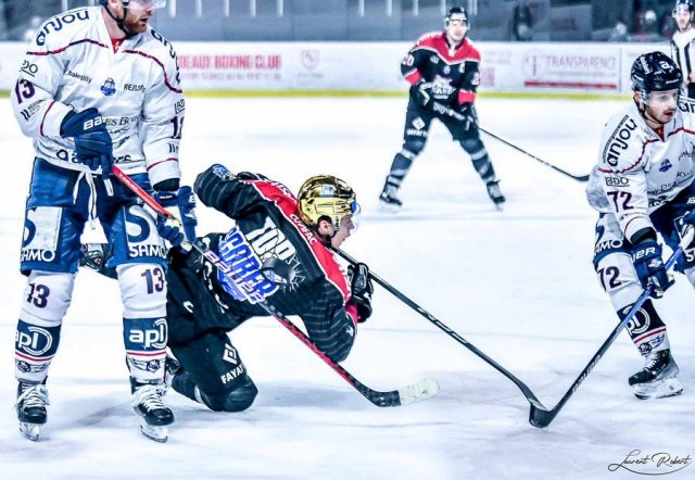 Photo hockey match Bordeaux - Angers  le 12/01/2024
