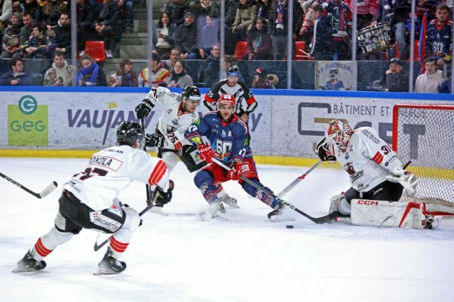 Photo hockey match Grenoble  - Chamonix  le 12/01/2024