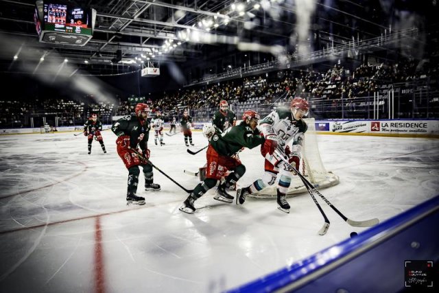 Photo hockey match Cergy-Pontoise - Anglet le 12/01/2024