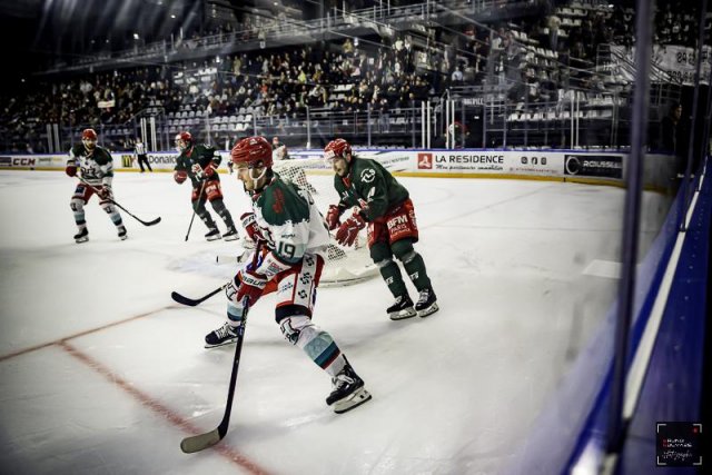 Photo hockey match Cergy-Pontoise - Anglet le 12/01/2024