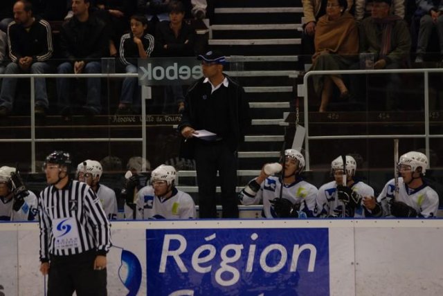 Photo hockey match Tours  - Nantes le 10/10/2009