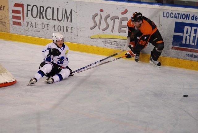 Photo hockey match Tours  - Nantes le 10/10/2009