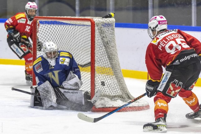 Photo hockey match Neuchâtel - Bern le 13/01/2024