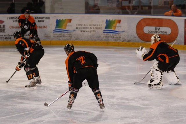 Photo hockey match Tours  - Nantes le 10/10/2009
