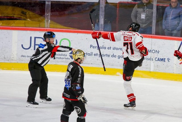 Photo hockey match Amiens  - Nice le 12/01/2024