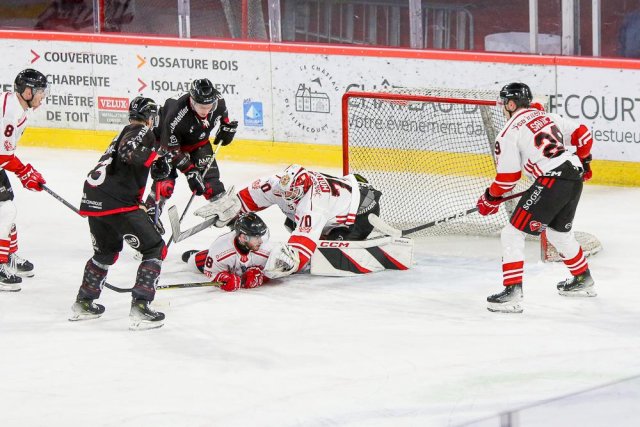 Photo hockey match Amiens  - Nice le 12/01/2024