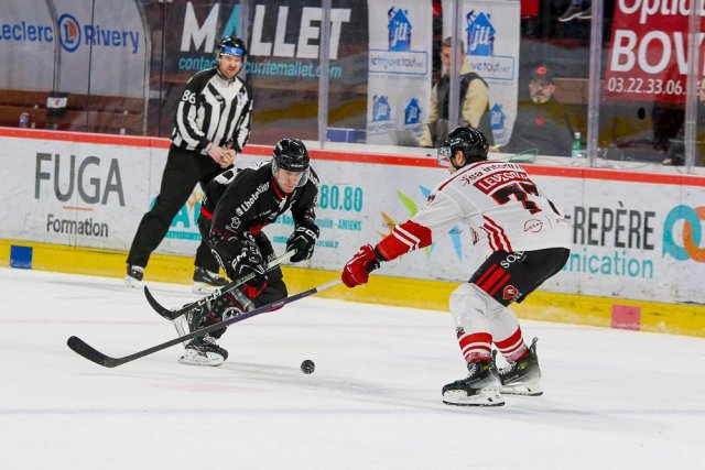 Photo hockey match Amiens  - Nice le 12/01/2024