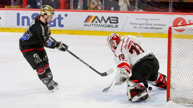 Photo hockey match Amiens  - Nice le 12/01/2024